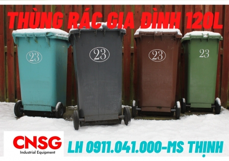 Bán thùng rác nhựa màu xanh, thùng rác nắp kín giá rẻ