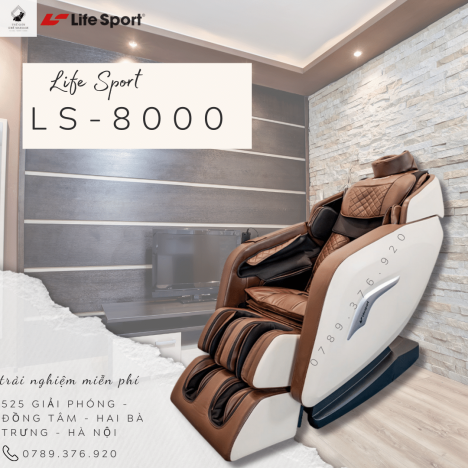 Siêu Phẩm Ghế Massage LifeSport LS-8000 Rẻ Nhất Hà Nội
