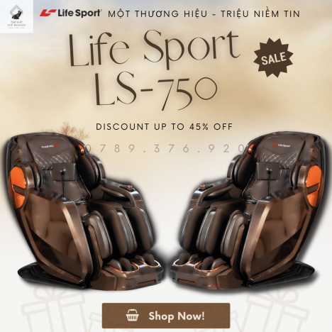Ghế Massage LifeSport LS-750 Giá Rẻ Không Đâu Bằng