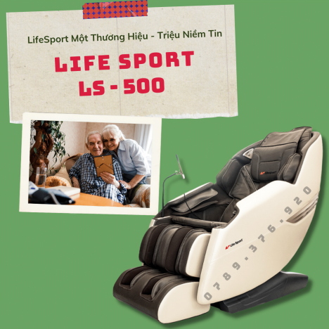 Ghế Massage LifeSport LS-500 Giá Lẻ Như Giá Buôn