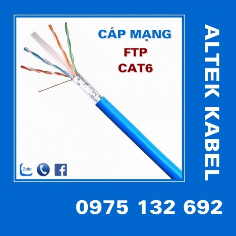 Dây cáp mạng UTP CAT6, UTP CAT5E Altek Kabel