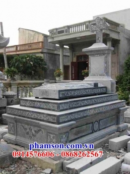 55 nhà mồ đạo đá đẹp cà mau - mộ công giáo bằng đá