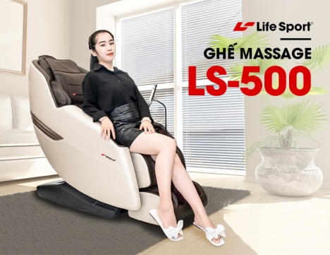 Ghế Massage LifeSport LS-500 happy mom day sale 50% đem niềm hạnh phúc về cho mẹ