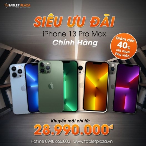 Ưu đãi cực sốc iphone 13 pro max vn