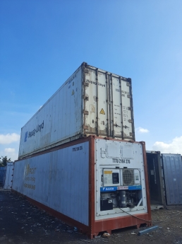 Container lạnh 40rf chứa thịt, trái cây