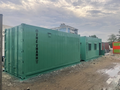 Bán container văn phòng 20F làm từ cont lạnh có sẵn tại bãi