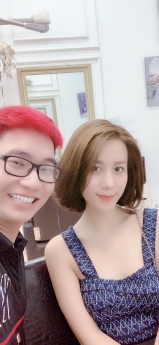 Tóc layer uốn xoăn sóng giá rẻ - Học nghề tóc Tiệp Nguyễn Academy