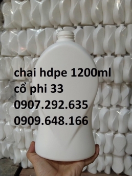 chai nhựa 1200ml hdpe hàng chuẩn sẵn tại kho hàng cty