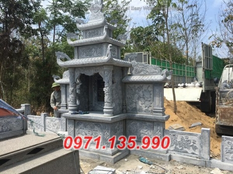 Lăng mộ đá đẹp - Am khóm Lầu thờ bằng đá bán tại Quảng Nam Bình Phước
