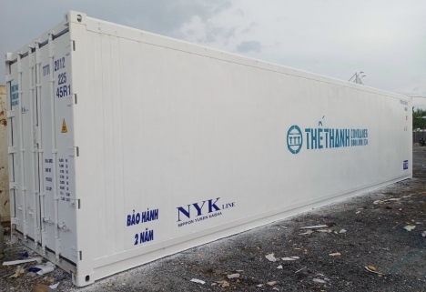 Container lạnh 40ft sơn mới
