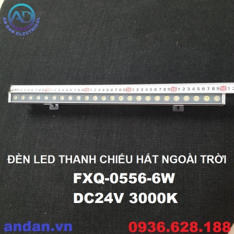 Đèn LED Thanh Chiếu Hắt Ngoài Trời FXQ-0556-6W DC24V 3000K