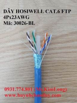 Cáp mạng LAN chống nhiễu Hosiwell Cat.6 FTP 4 Pair x 23AWG