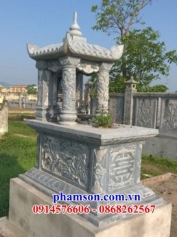 lăng mộ đá có mái che đẹp tại Vĩnh Long
