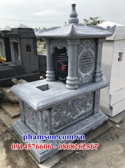 lăng mộ đá có mái che đẹp tại Vĩnh Long