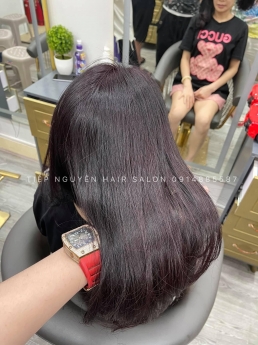 Tóc bob uốn xoăn, tóc bob uốn cụp ngang vai cho nàng mái dài  - Tiệp Nguyễn Hair Salon