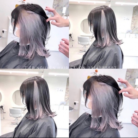 Uốn Tóc bob tỉa layer xoăn sóng nhẹ ngang vai Tiệp Nguyễn Hair Salon