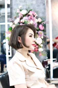 Uốn tóc bob layer, nhuộm tóc đẹp giá rẻ Tiệp Nguyễn Hair Salon