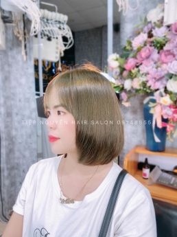 Uốn tóc bob layer, nhuộm tóc đẹp giá rẻ Tiệp Nguyễn Hair Salon