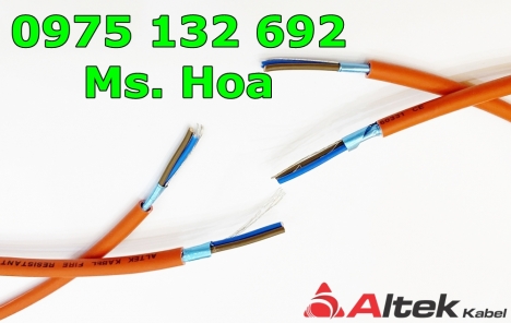 Cáp chống cháy 2G 1.0mm + E 0.6/1kV Altek Kabel Fire Resistant Cable