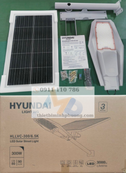 Đèn đường năng lượng mặt trời Hyundai chính hãng