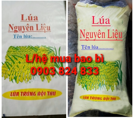 Bao lúa giống 40kg, bao đựng gạo các loại