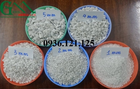 Đá hạt trắng dùng trong sản xuất đá mài