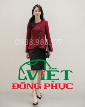 Mẫu đồng phục lễ tân nữ thời trang, đẳng cấp nhất tại Hà Nội