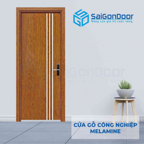 Cửa gỗ công nghiệp MDF Melamine giá rẻ tại SaiGonDoor