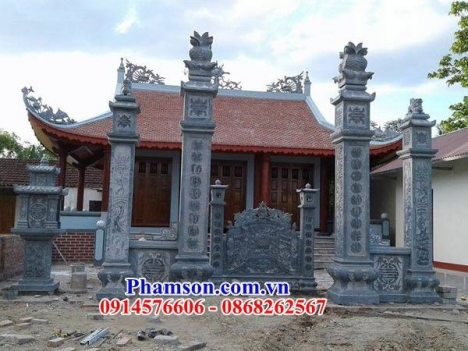 1245 Kiểu cổng đá nghĩa trang đẹp