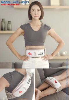 Đai giảm béo Ayosun Hàn Quốc: Đai massage giảm mỡ bụng,đùi,bắp tay,vai,hông tại nhà cho mọi lứa tuổi