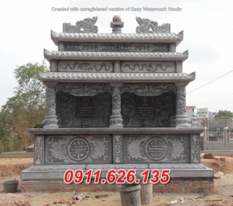 Bắc Ninh bán mẫu mộ đôi phu thê bằng đá đẹp #40 cà mau