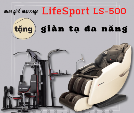 Có Thể Nói Ghế Massage LifeSport LS-500 Đáng Được Quan Tâm Nhất