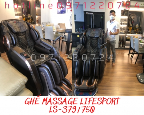 HOT mẫu LS-750 chiếc ghế vàng của nhà lifesport hiện đại, công nghệ bậc nhất 5D đến từ USA