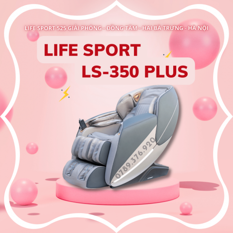 GHẾ MASSAGE ĐÁNG MUA NHẤT THỊ TRƯỜNG-- LifeSport LS-350 Plus