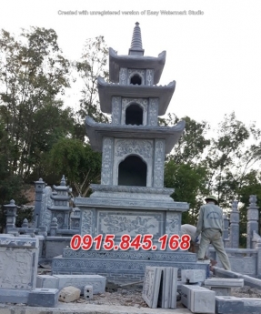 306#+ Tháp mộ đá đẹp để thờ tro cốt