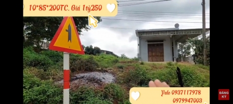 Bán 10m đất thổ cư Mặt tiền Quốc lộ 14 xã Ia Le, Chư pưh, Gia Lai.