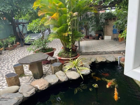 Biệt Thự sân vườn- Diện tích khủng 192m2 – Hồ cá KOI