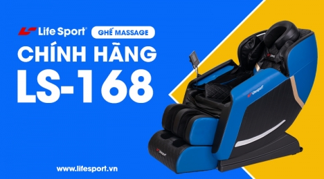 SALE tưng bừng đến 60% ghế massage Lifesport LS-168