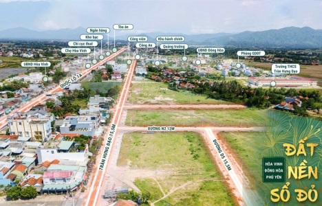 Bán đất nền sổ đỏ liền kệ dự án Regal Maison Phú Yên