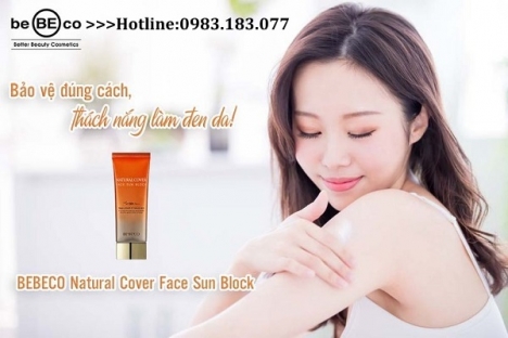 Kem chống nắng Bebeco Natural Cover Face Sun Block