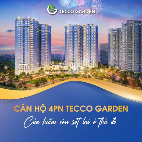 Tecco Garden CK 50Tr trong tháng ngâu 88m2 chỉ từ 2 tỷ + Nhận nhà ở ngay