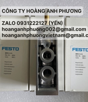 Van điện từ Festo giá tốt trên thị trường | MFH-5-1/4 | Hoàng Anh Phương