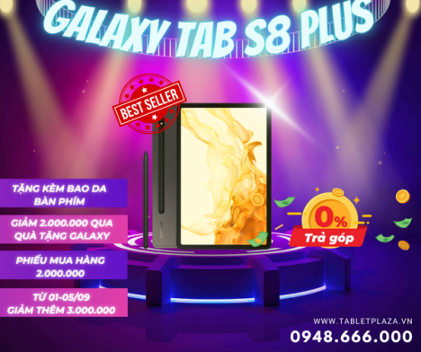 Flash Sale Samsung Galaxy Tab S8 Plus tại Tablet Plaza