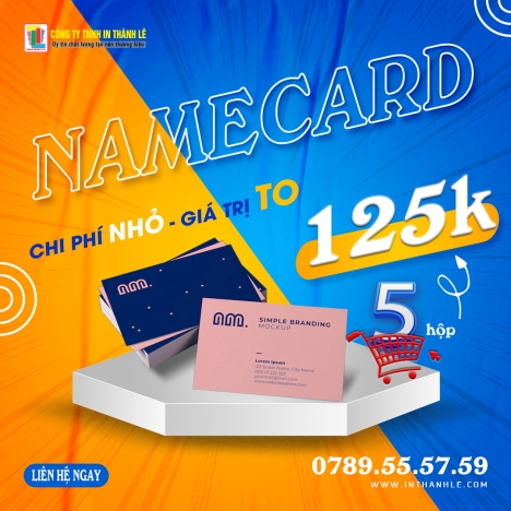 In ấn name card, Túi giấy, Lịch, Thiệp, Tờ rơi, chuyên nghiệp đẹp giá rẻ nhất TPHCM.
