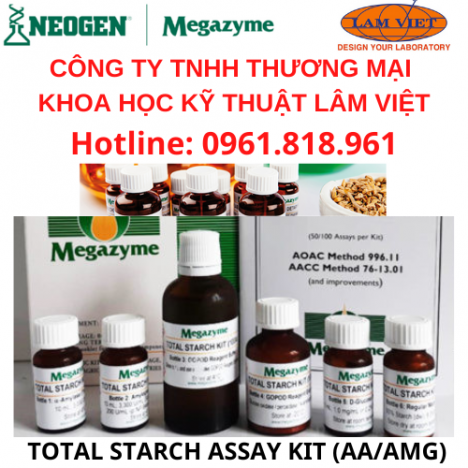 Megazyme Total Starch Assay Kit (AAAMG), 100 assays