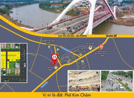 Chuẩn bị mở bán lô đất mặt đường hiện hữu 8m, cách đường tỉnh 354 và chợ Thái chỉ 80m tại Kim Châm,