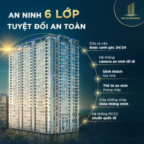 Chỉ với 600 triệu nhận ngay căn hộ cao cấp Phu Tai Residence Quy Nhơn