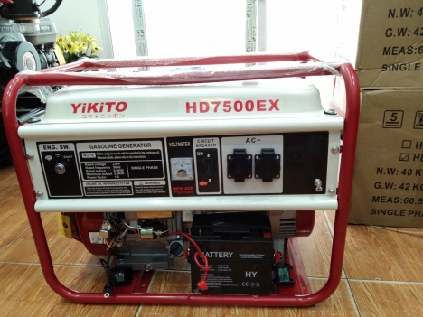 Cần mua Máy phát điện chạy xăng 5.5kw Yikito HD7500EX liên hệ:097 1239 108