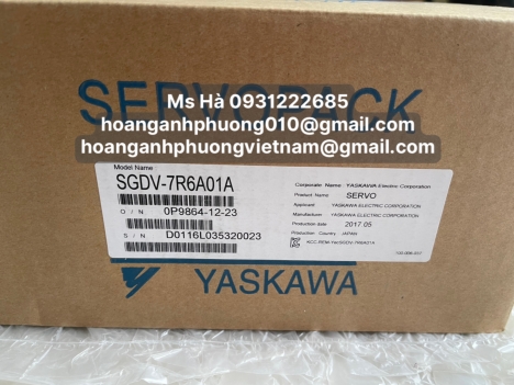 Nhập khẩu | yaskawa SGDV-7R6A01A | Servopack