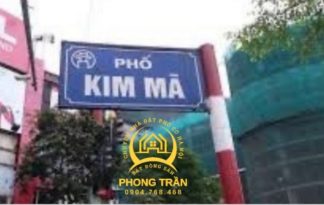 Bán nhà mặt phố Kim Mã, Ba Đình chỉ: 37 tỷ, DT 55m2, Kinh doanh Vô Địch